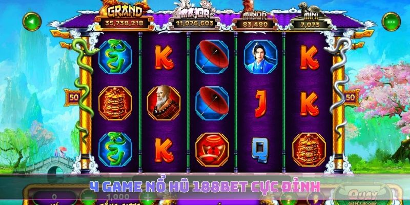4 game nổ hũ 188BET cực đỉnh